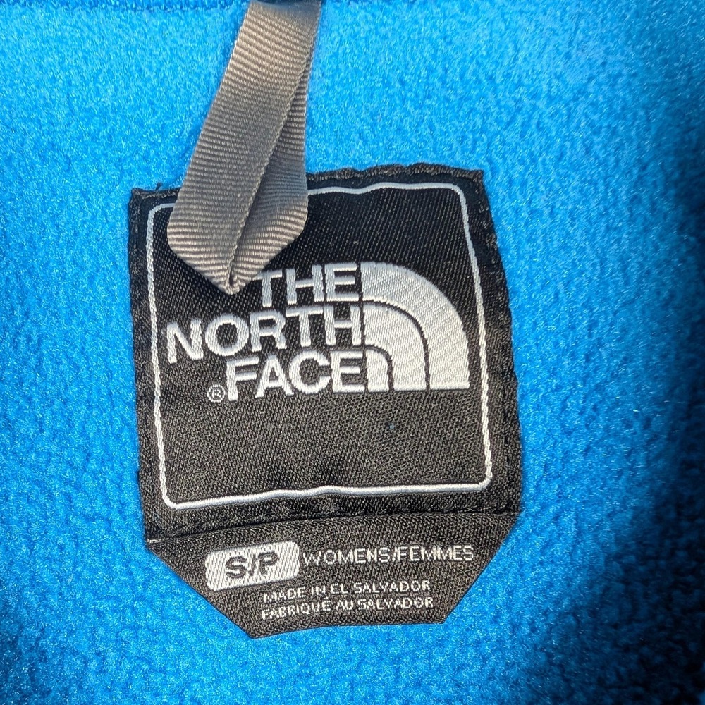 The North Face Jacket Womens Small Blue Gray Denali Polartec Fleece Full‎ Zip - Picture 3 of 12